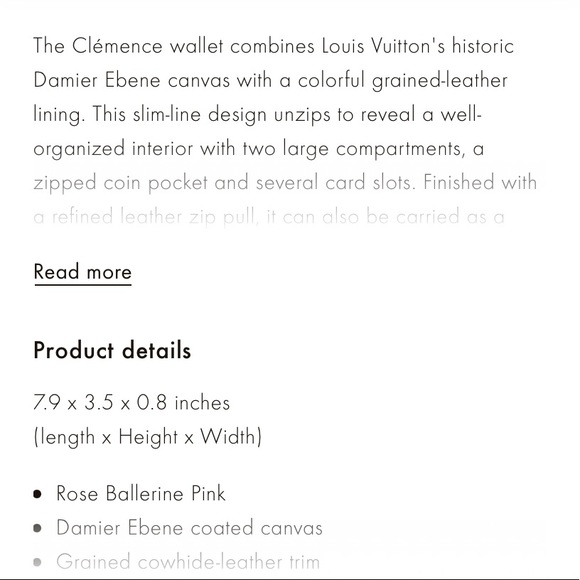 LV Louis Vuitton Clemence zippy wallet - Picture 9 of 10